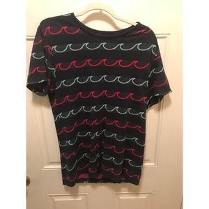 PACSUN MENS WAVE T-SHIRT